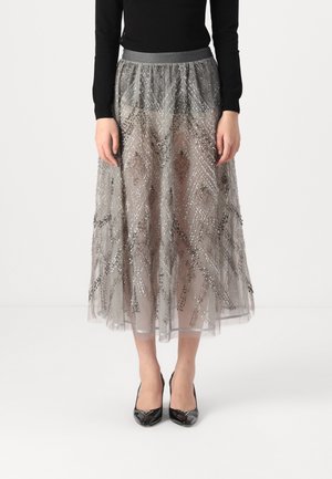 WOMEN'S SKIRT - Maxinederdele - steel