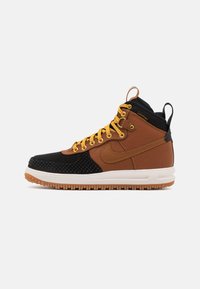 Nike Sportswear - LUNAR FORCE 1 DUCKBOOT - Sneakers high - ale brown/black/goldtone/medium brown Imagine miniatură 1