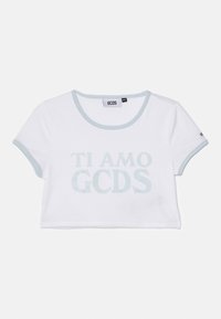 TI AMO CROPPED - T-shirt print - baby blue