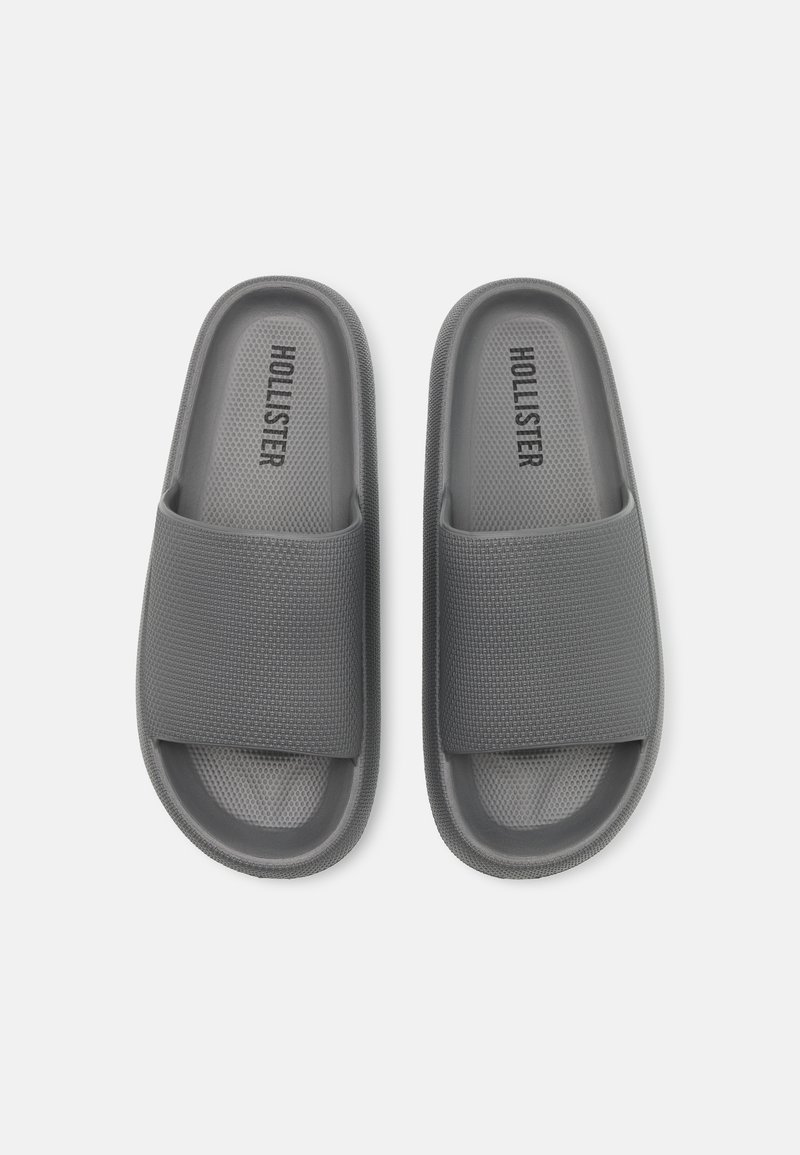Hollister Co. SLIDE - Chanclas baño - grey/gris