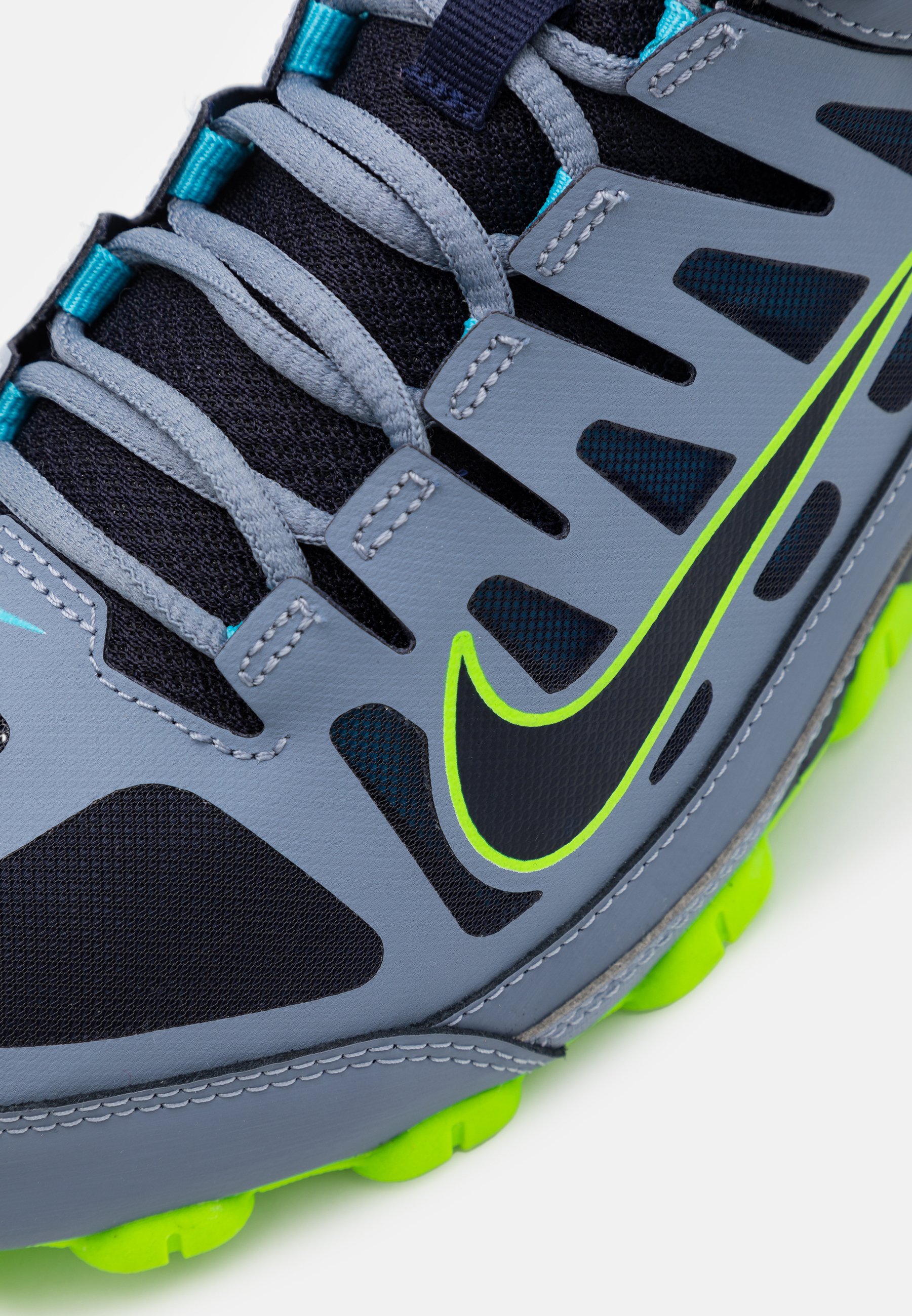 Nike Performance REAX 8 TR - Zapatillas de entrenamiento - ashen  slate/blackened blue/white/electric green/bright mango/gris - Zalando.es