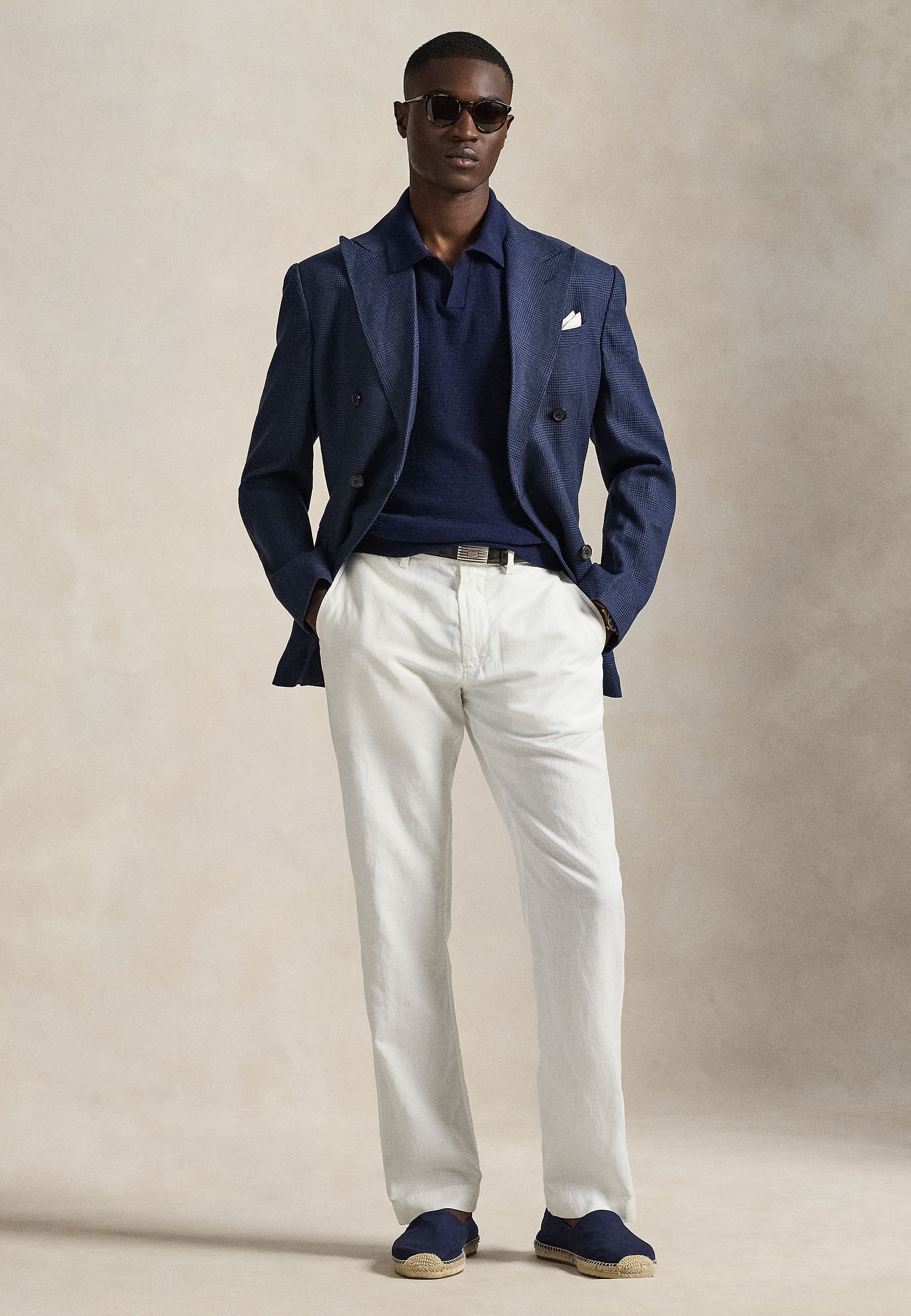 Polo Ralph Lauren BEDFORD CLASSIC FIT LINEN-COTTON PANT - Chinos
