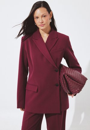 REGULAR WITH OVERLAP - Blejzer - burgundy