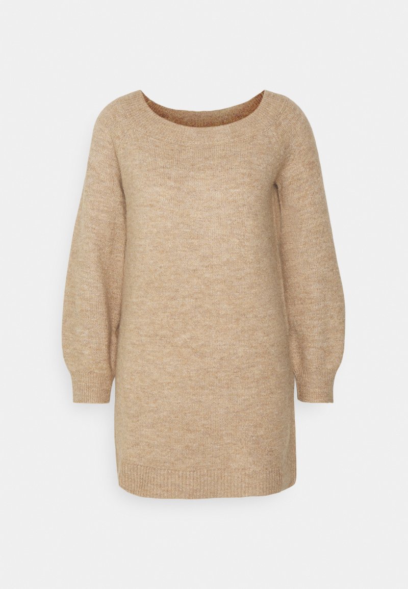 Even&Odd Gebreide jurk camel