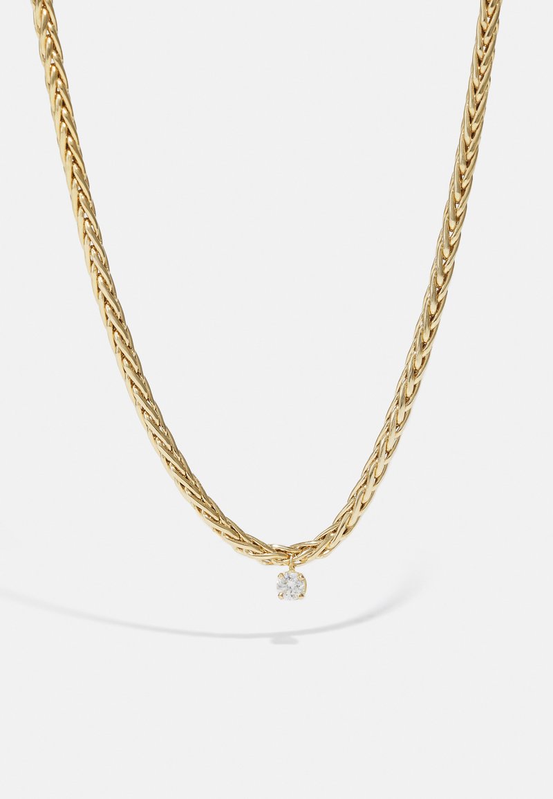 Yvonne Leon COLLIER PALMIER FLOTTANT ROND - Ogrlica - yellow gold-coloured