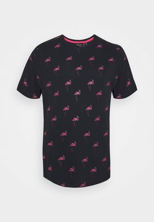 T-shirt con stampa - navy