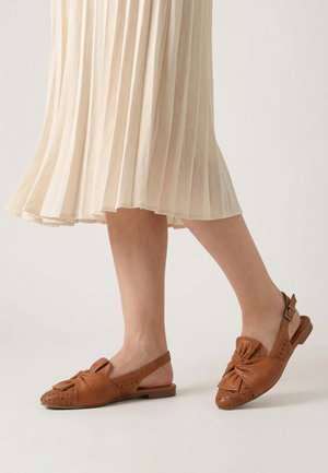 VENEZIA Ballerines à brides arrière - brown