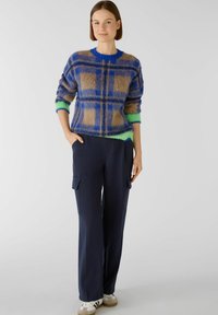 Oui GEBRUSHT - Pullover - blue green