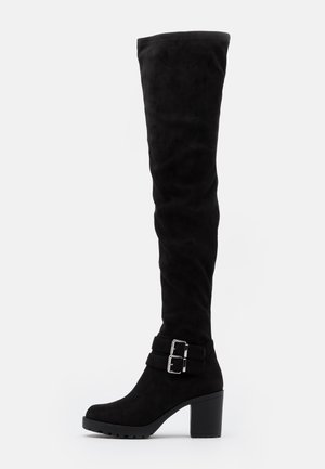 Overknee laarzen - black