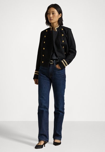 Polo Ralph Lauren SOUTACHE TRIM SURPLUS INTERLOCK BLAZER - Blejzer - black