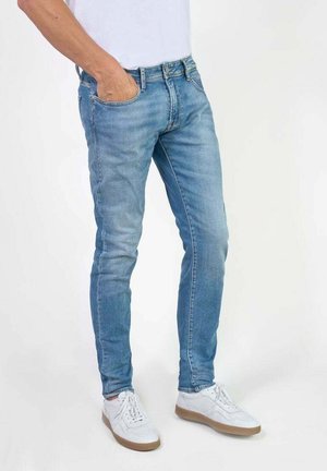 AJUSTÉ LONGUEUR - Slim fit jeans - blue