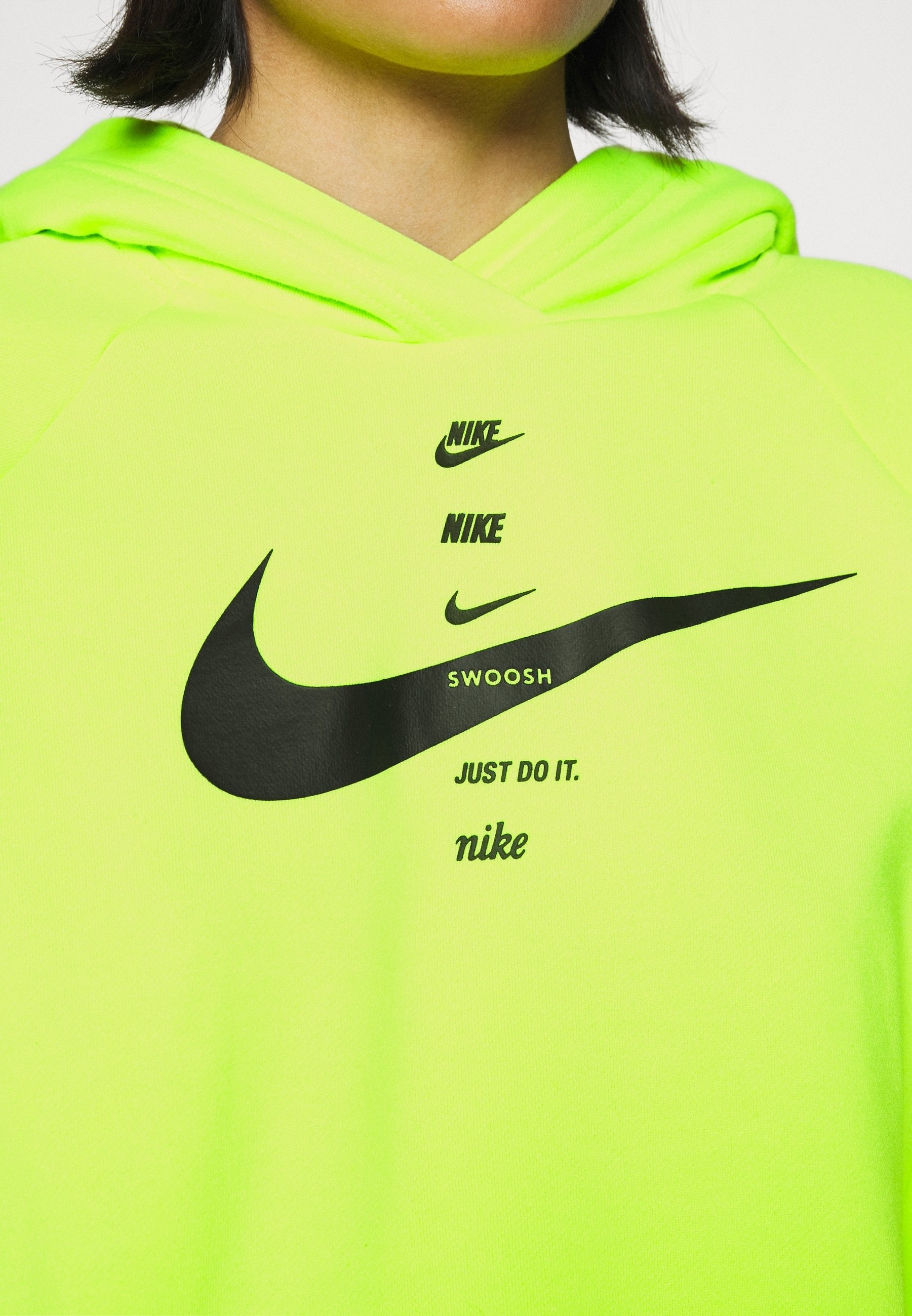 highlighter yellow nike hoodie