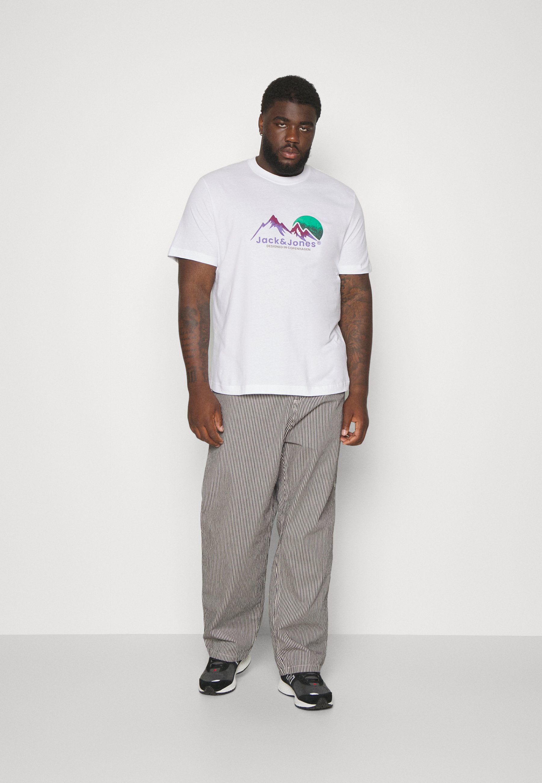 Jorsilverlake Tee Ss Crew Neck LnBright White