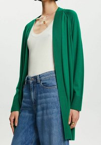 Esprit Neuletakki - dark green