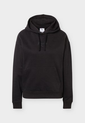 Puma, SCRIPT COMFORT HOODIE - Mikina s kapucňou - black