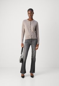 Lindex ANNA - Kardiganas - light brown melange