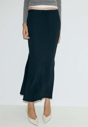 Mango, ADULT - Maxi skirt - dark blue