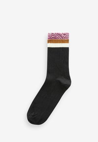 Next ANKLE 4 PACK REGULAR FIT - Șosete - black animal