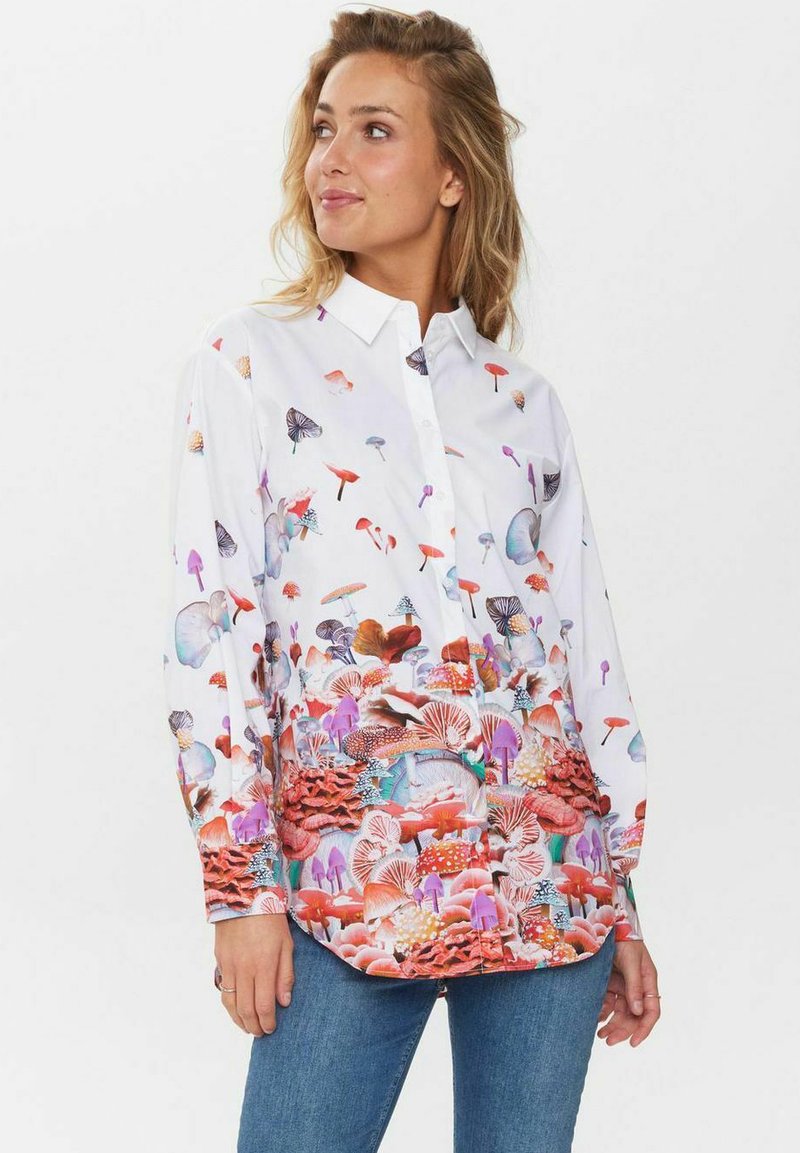 Nümph NURAGNA - Overhemdblouse - bright white