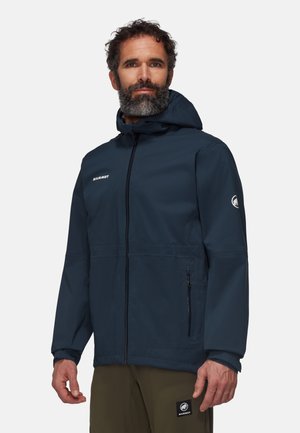 LINARD GUIDE HOODED - Hardshell jacket - marine