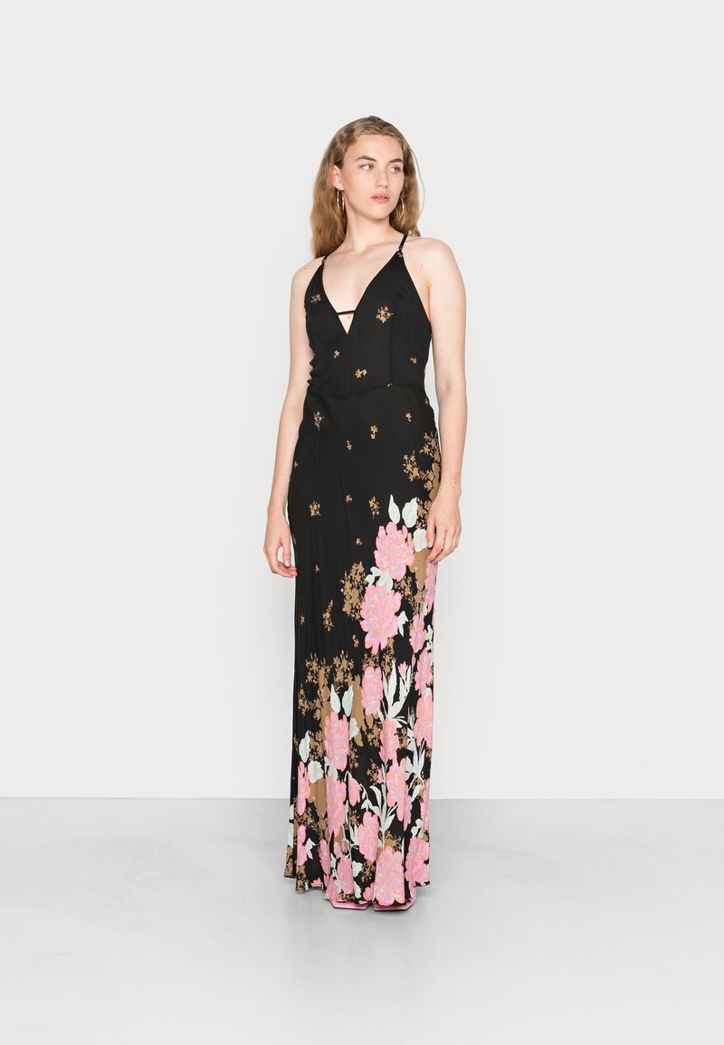 Damen Freizeitkleider | Free People GET TO YOU Maxikleid black combo/schwarz - QP50011 Damen Freizeitkleider | Free People GET TO YOU Maxikleid black combo/schwarz - QP50011