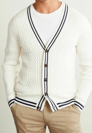 Strickjacke - white