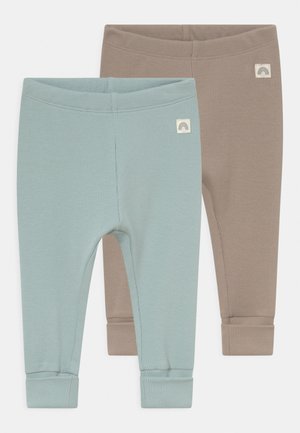 SOLID 2 PACK UNISEX - Legging - light dusty aqua