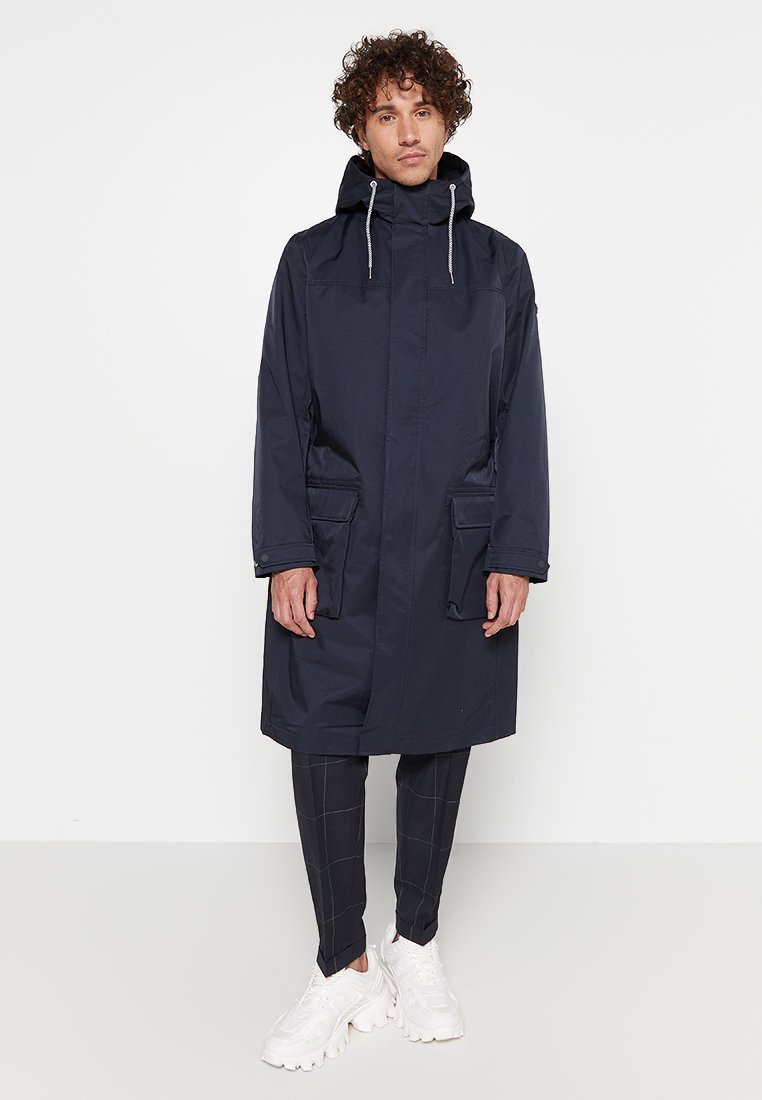 Armani Exchange Trenchcoat donkerblauw