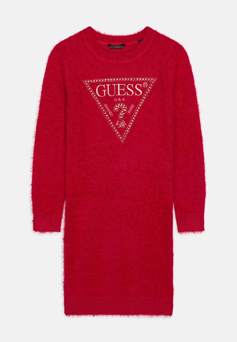 Guess JUNIOR DRESS - Džemperkleita - rot