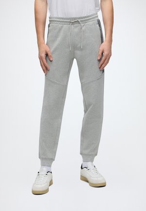 Jack & Jones, JPSTGORDON BOLT - Pantaloni sportivi - light grey melange/dgm