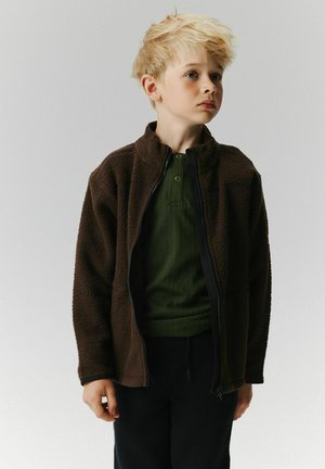 Name it, CARDIGAN TEDDY - Veste polaire - coffee bean