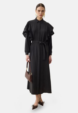 Modanisa, MODANISA MODEST DRESS REFKA - Vestido camisero - black
