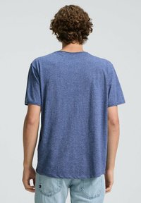 TOM TAILOR DENIM OPEN EDGE MELANGE - Basic póló - sodalite blue