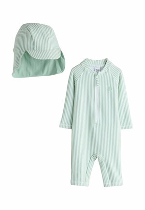 REGULAR FIT - STRIPED SET  - Traje de baño - mint green