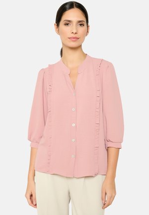 WITH FRILLS - Overhemdblouse - nude pink