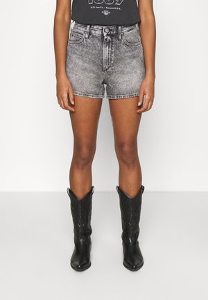 CAROL - Denim shorts - grey sarandon