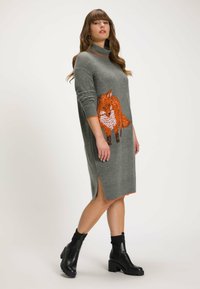 Ulla Popken Abito in maglia - gray