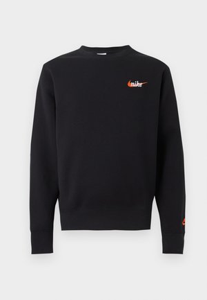 Nike Sportswear, CLUB CREW - Collegepaita - black/safety orange/white