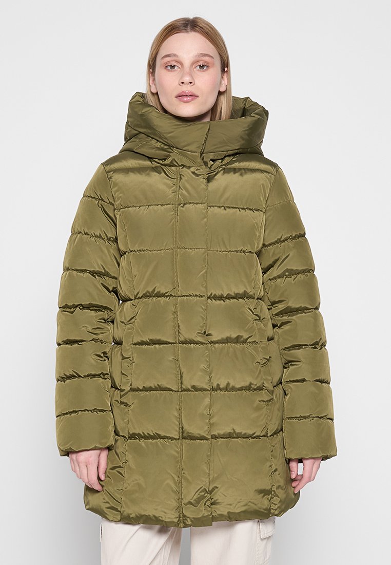 Only Wintermantel donkergroen Only Wintermantel donkergroen