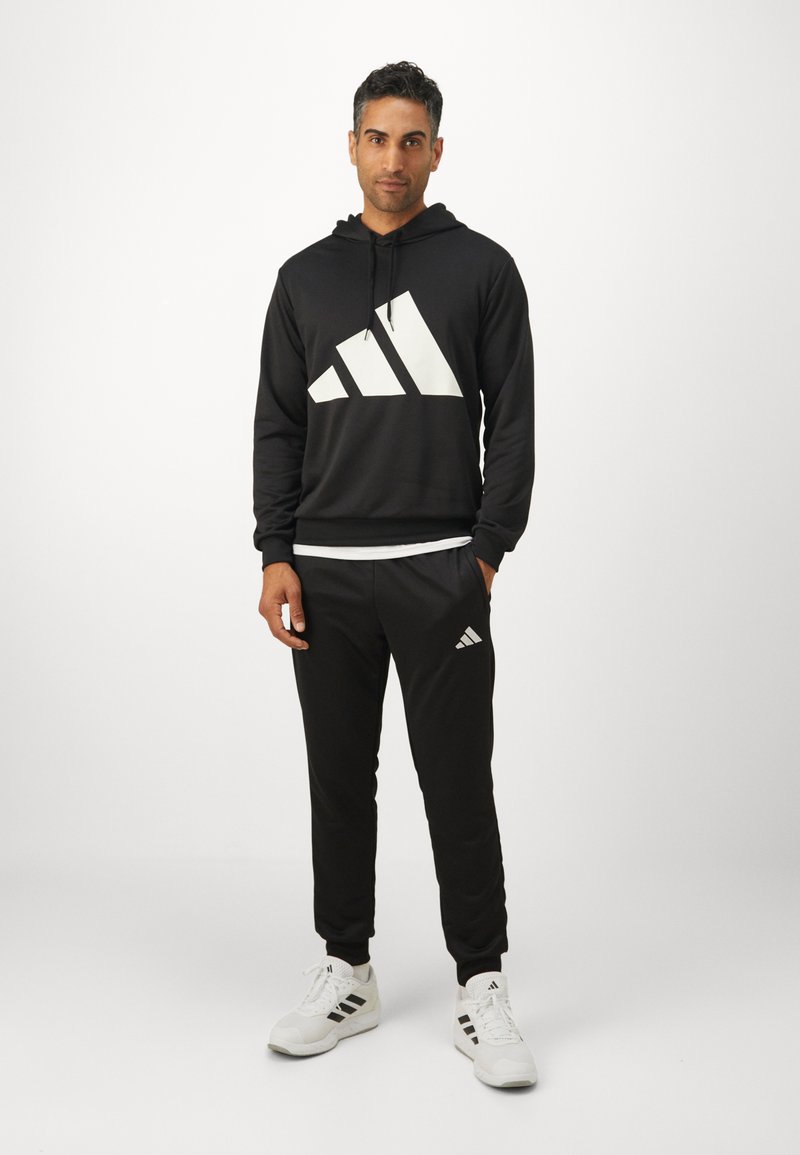 adidas Sportswear SET Sweat à capuche black/white/noir ZALANDO
