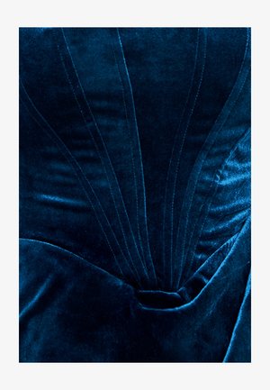 Goddiva DRAPED SHOULDER MIDI - Robe de soirée - tealblue
