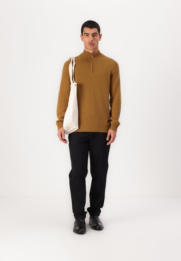 SADDLE SLEEVE QUARTER ZIP - Jumper - golden heather4