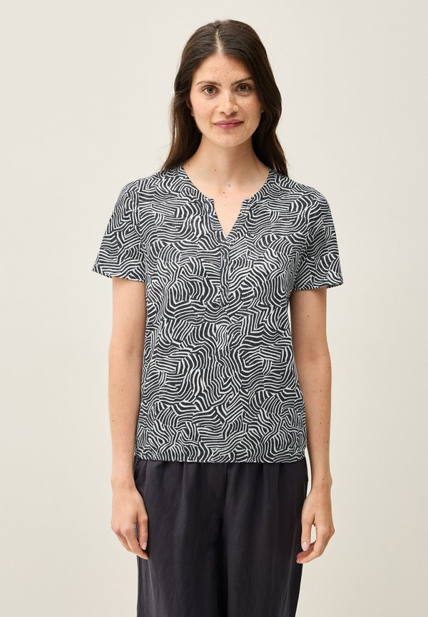 IM TUNIKA-LOOK - Bluse - grau