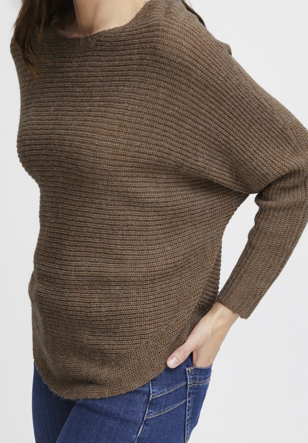 FREretta - Jumper - coca mocha melange4