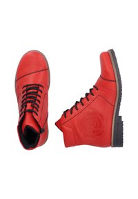 Rieker Bottines à lacets - rot