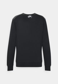 Svart långärmad Nike Air sweatshirt sedd bakifrån med ribbad ärmavslut och logotyp tryckt nära halsringningen.