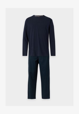 BOSS, CHRIS LONG SET - Pyjama - dark blue