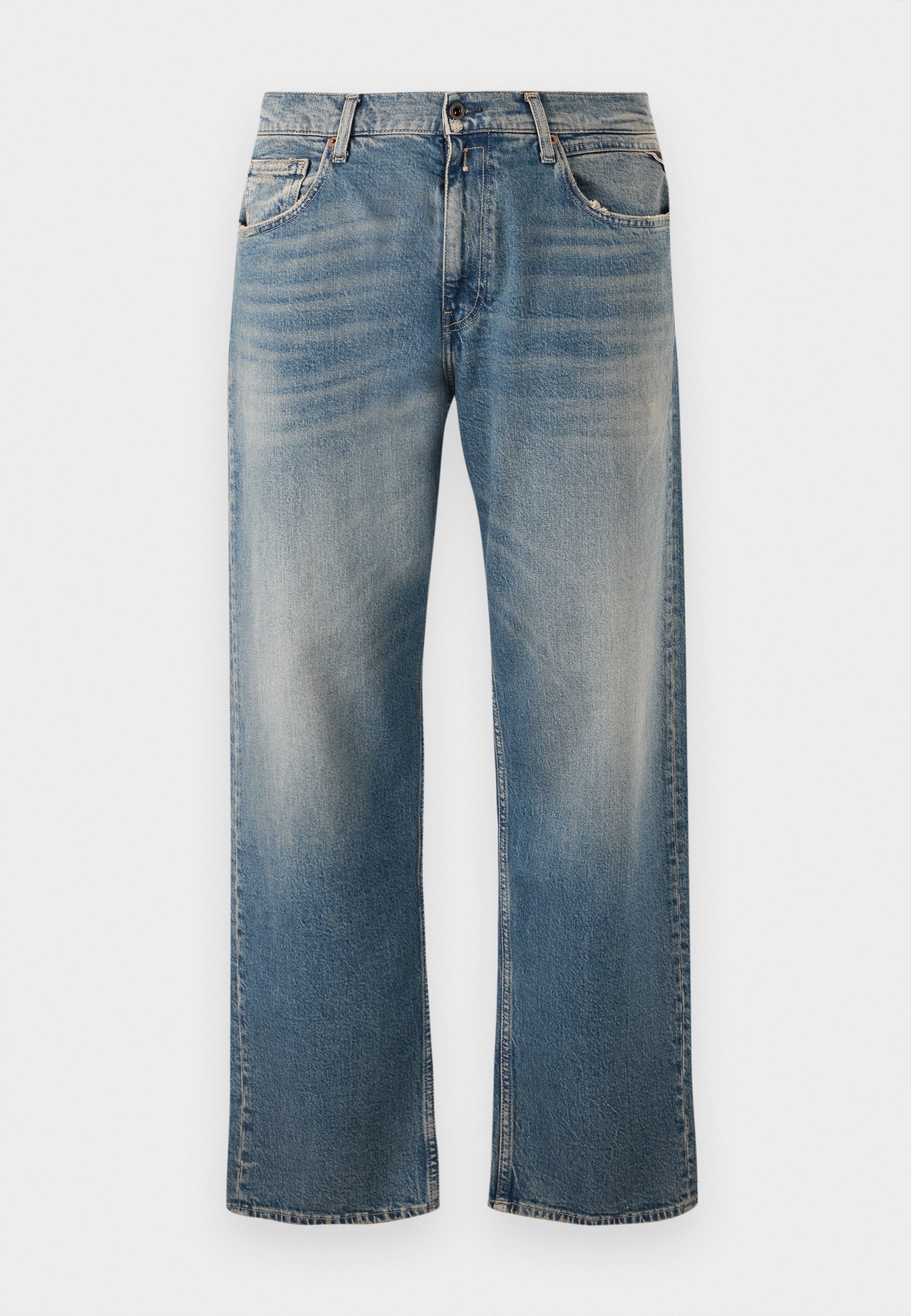 Replay Herren Jeans Kyran – Relaxed-Fit Mit Stretch, Hoher Bund, 5-Taschen-Design, Bequem & Lässig