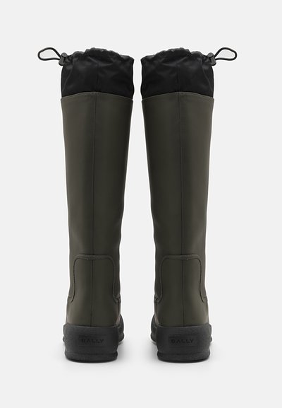 Bally CLOVER - Stivali con plateau - fango/black