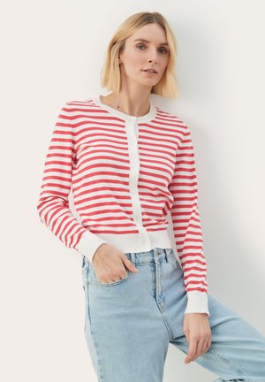 TANISHAPW - Cardigan - claret red stripe